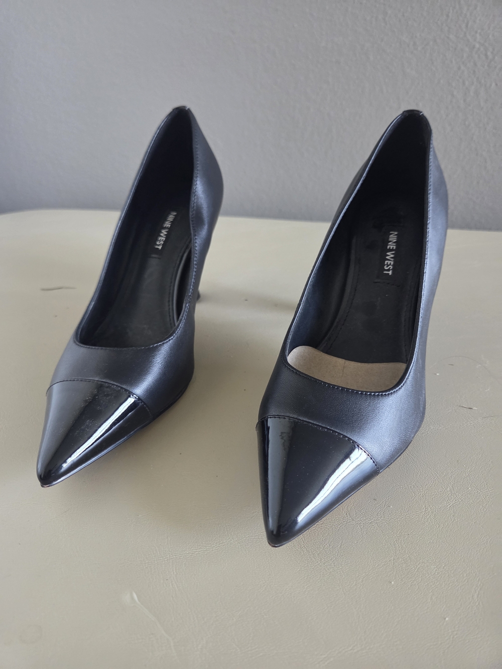Nine West Black Pointed Toe Heels